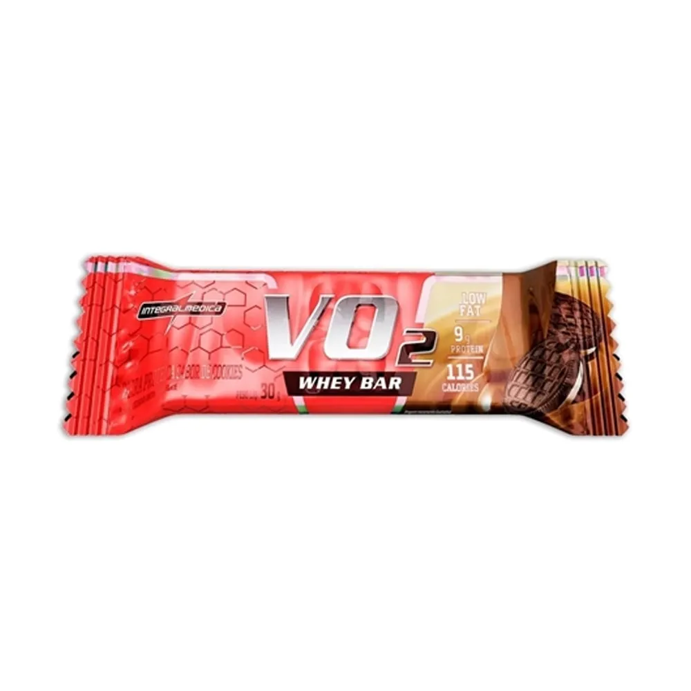 Barra de Proteína VO2 Whey Bar Cookies Integralmedica 30g