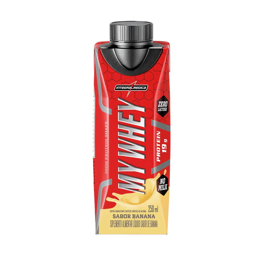 My Whey Protein Shake Banana Integralmedica 250ml
