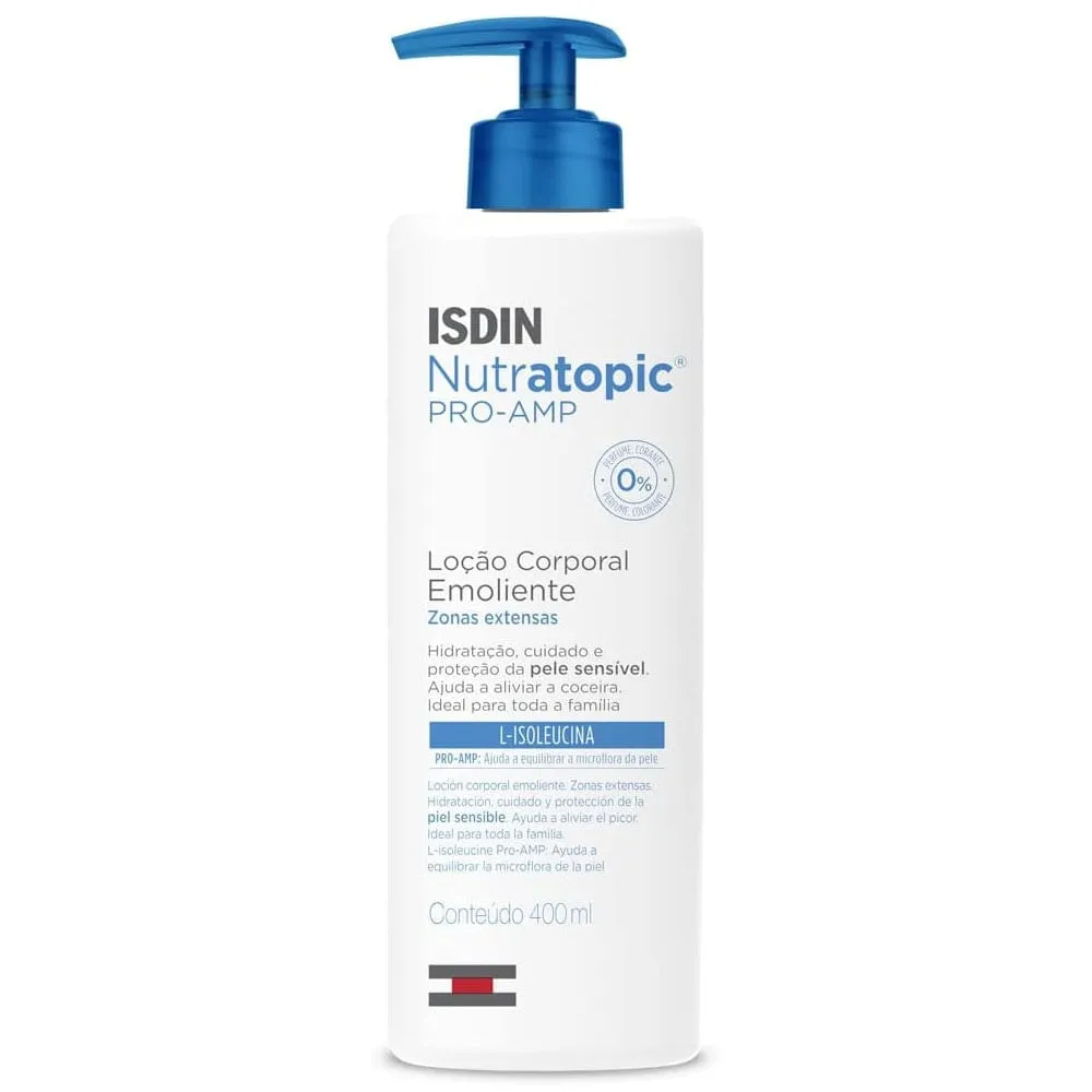 Loção Corporal Isdin Nutratopic Pro-Amp Pele Reativa 400ml