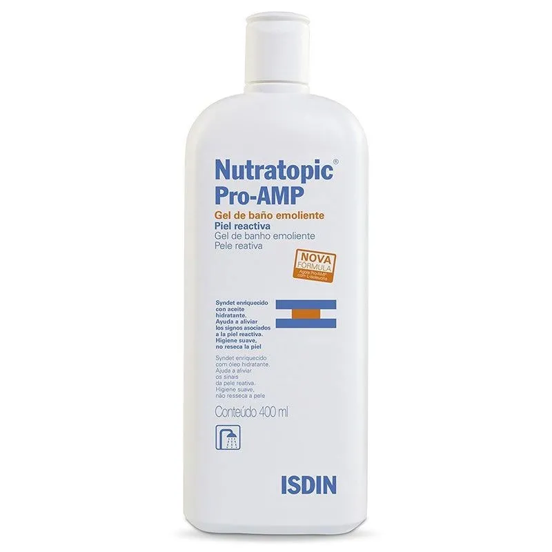 Gel de Banho Emoliente Nutratopic Pro-AMP 400ml