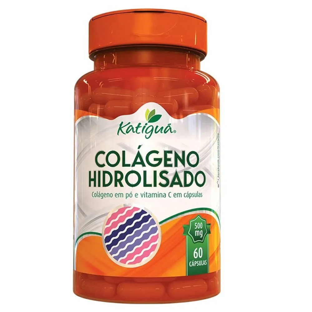 Colágeno Hidrolisado Katiguá 500mg 60 Cápsulas