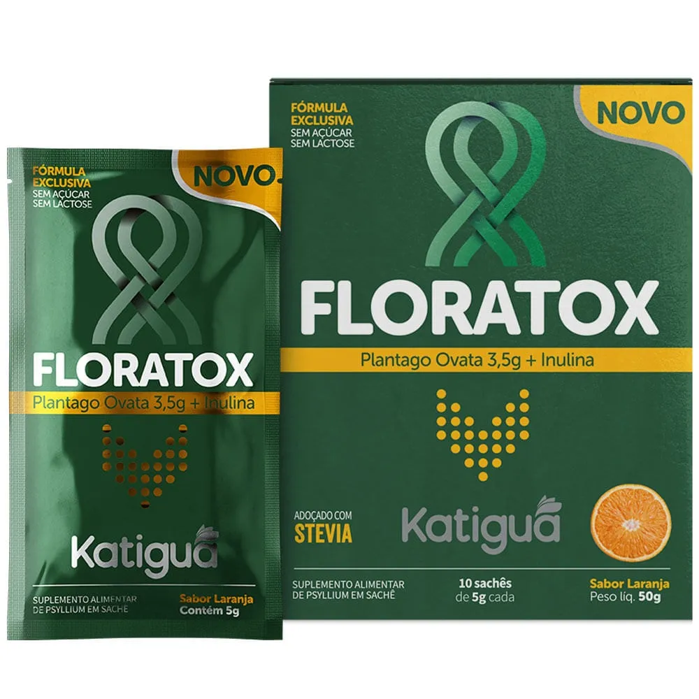 Floratox Sabor Laranja Katiguá 10 sachês 5g cada