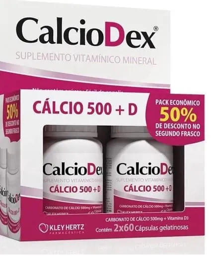Calciodex Kit Com 120 capsulas