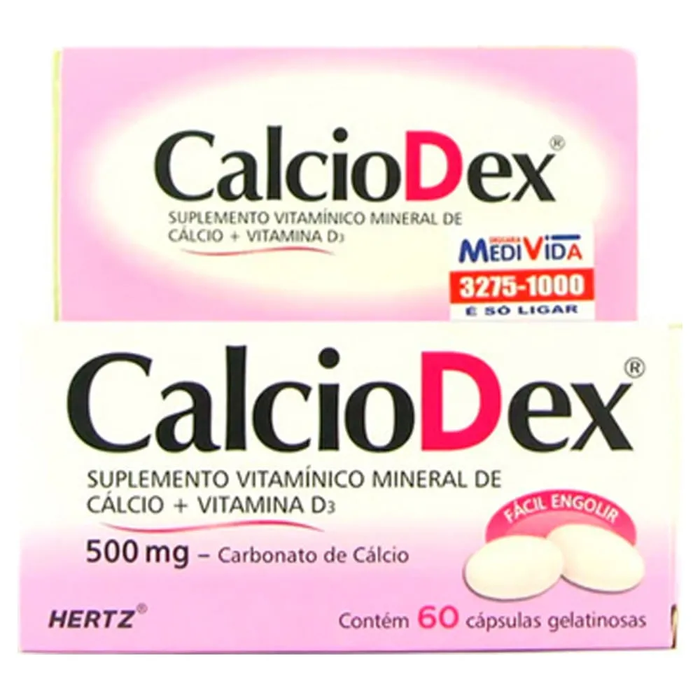 Calciodex Kley Hertz | Com 60 Comprimidos