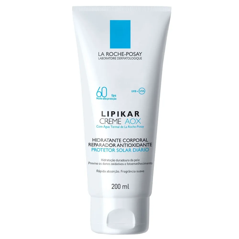 Protetor Solar Lipikar Aox La Roche-Posay FPS60 200ml