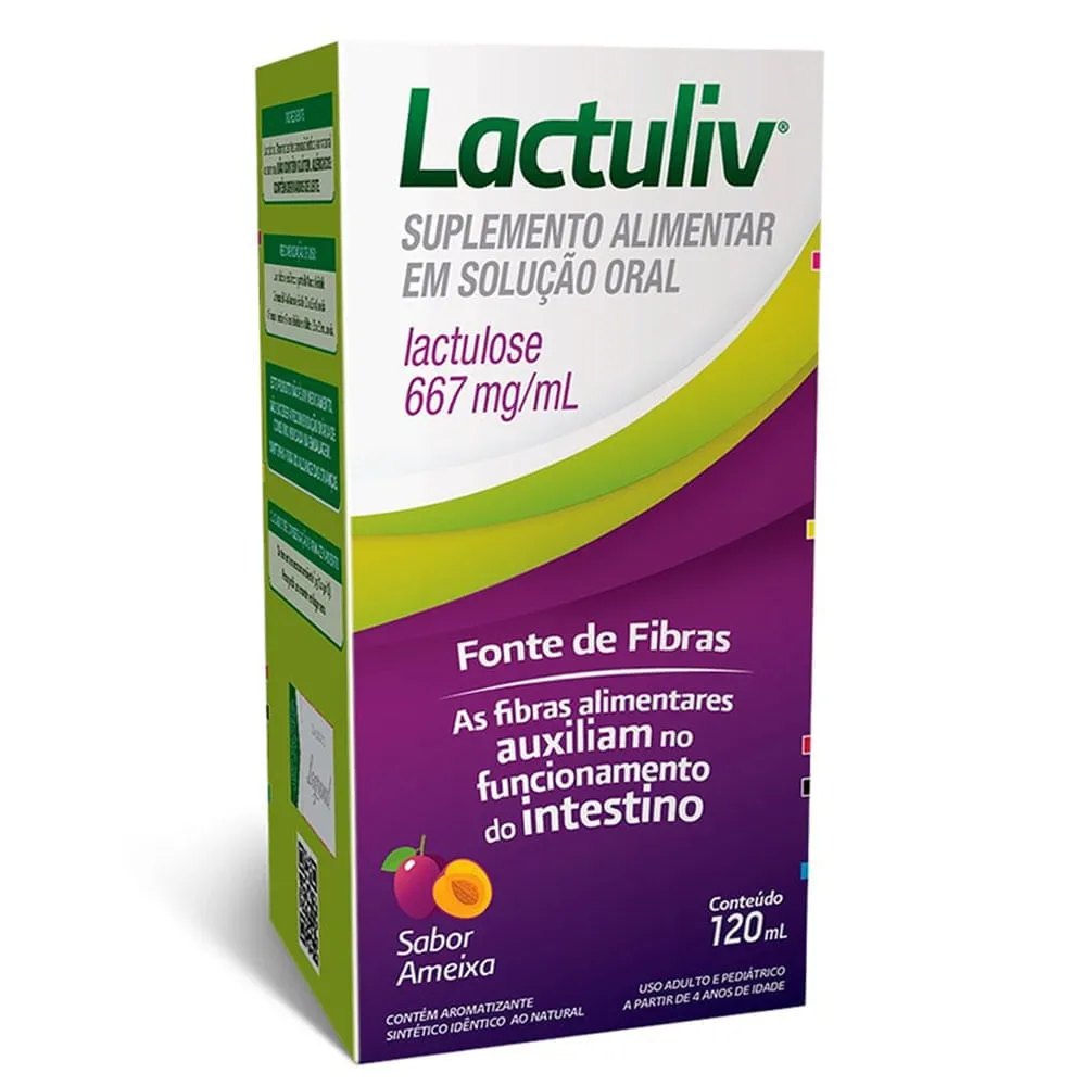 Lactuliv Xarope Ameixa 667mg/ml 120ml