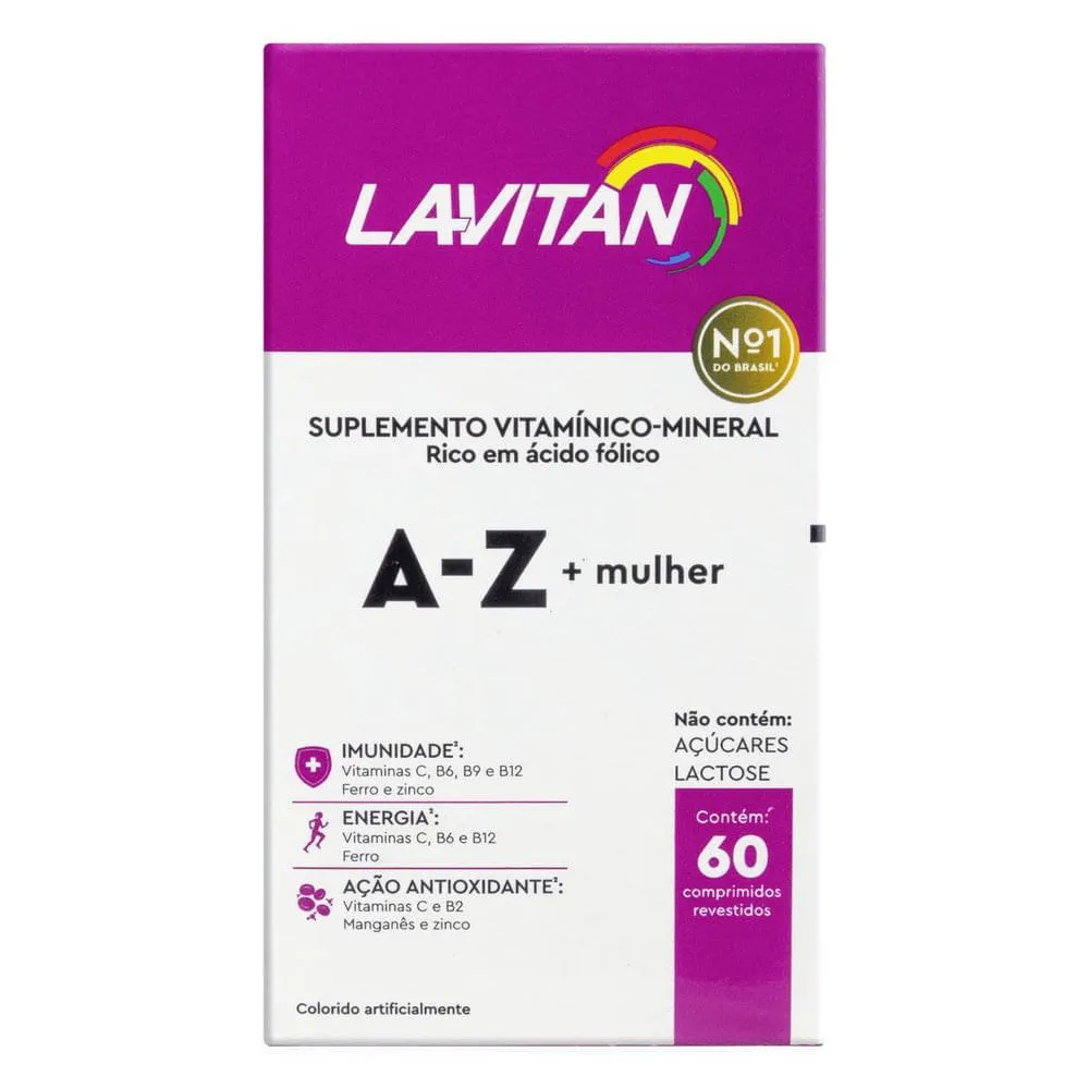 Lavitan A-Z Mais Mulher c/ 60 Comprimidos