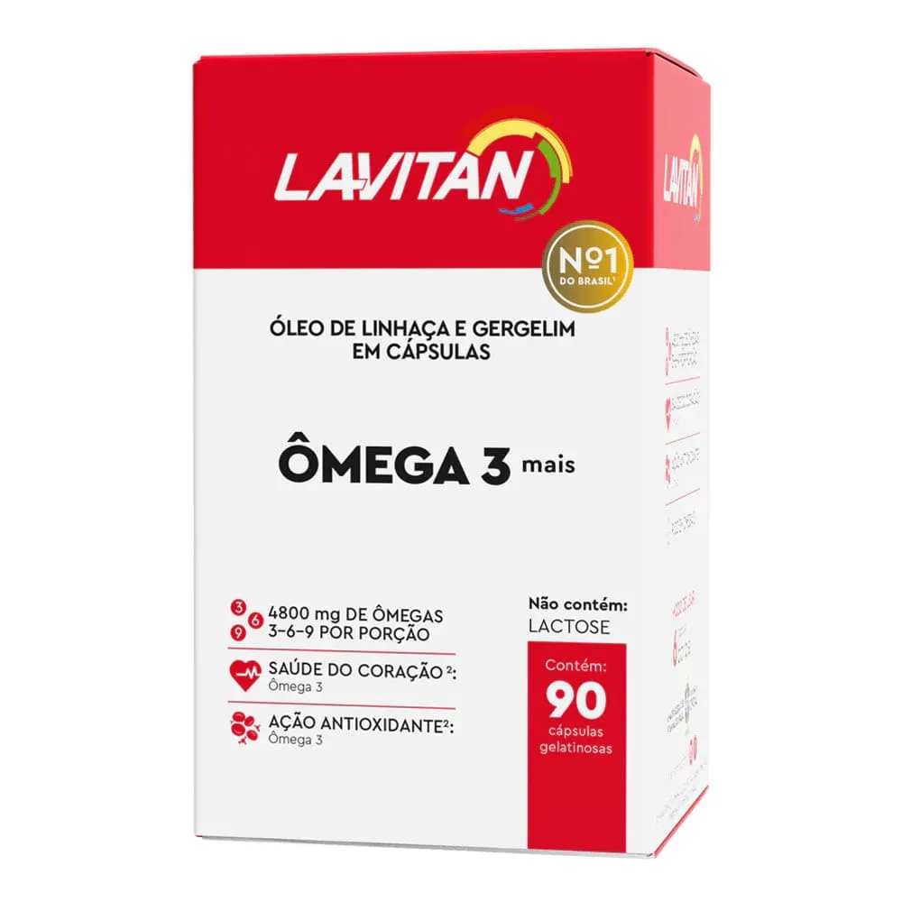 Lavitan Ômega 3 90 Cápsulas