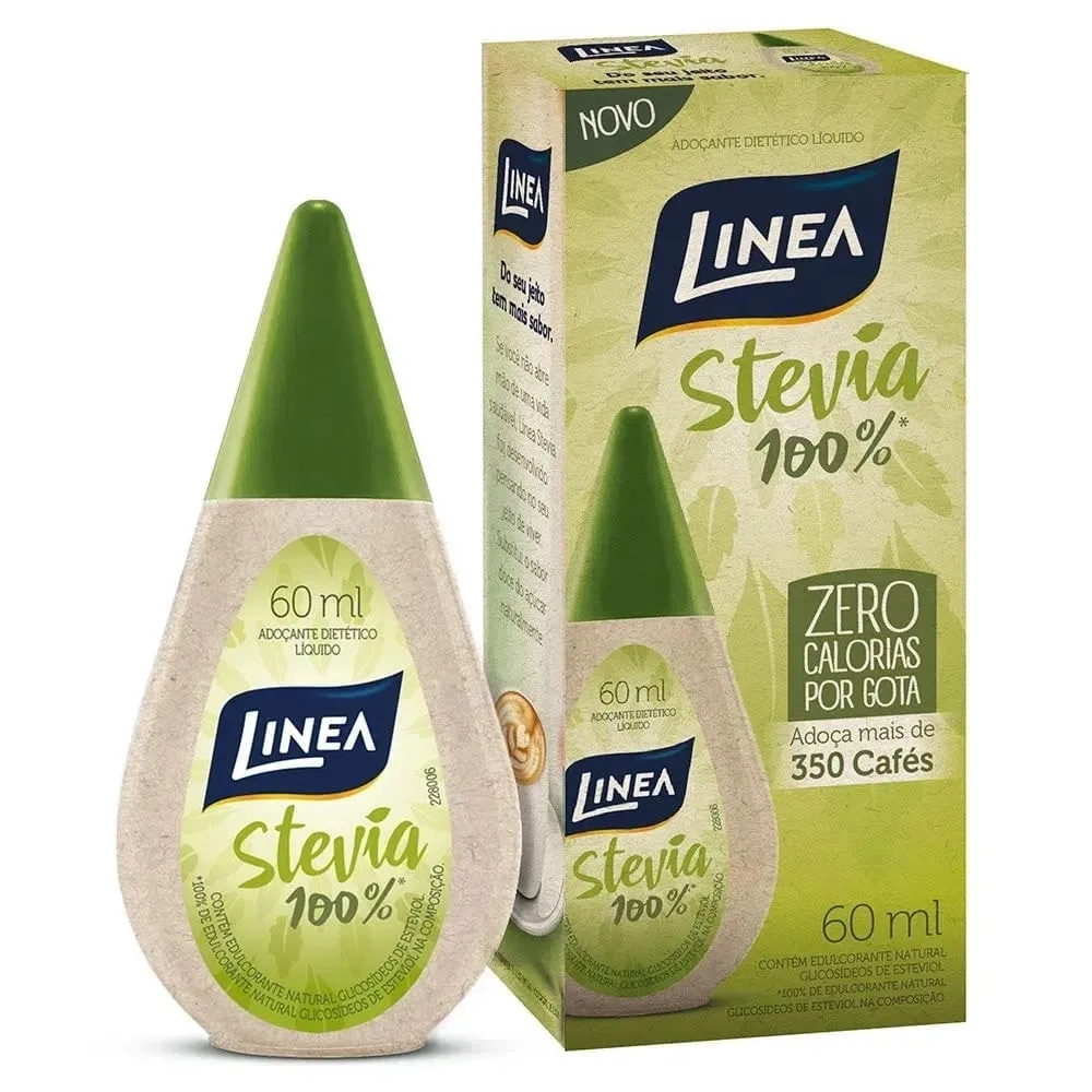Adoçante Líquid Linea Stevia 100% 60mL