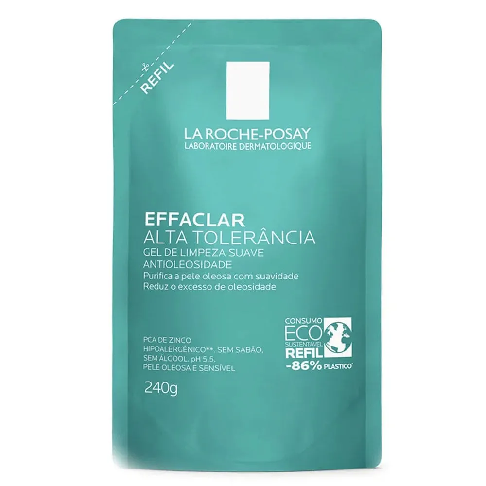 Effaclar Alta Tolerância Gel de Limpeza Suave Refil 240g