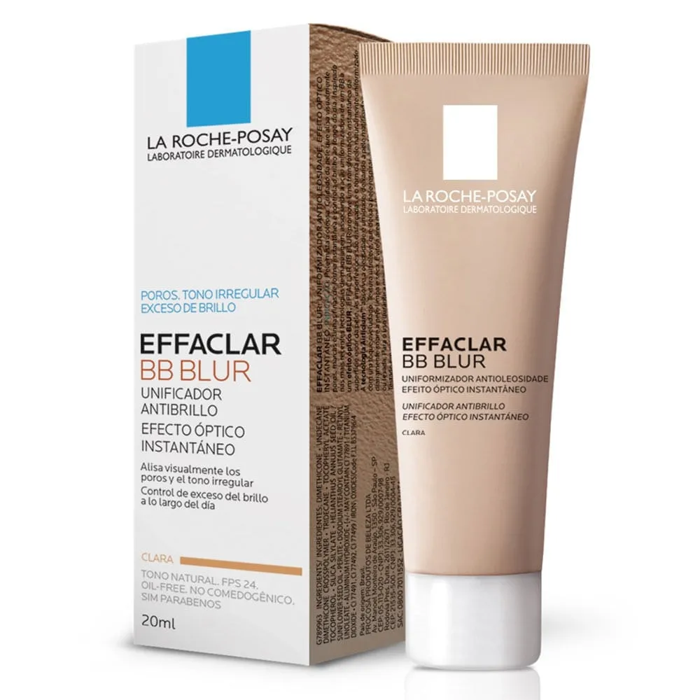 Effaclar BB Blur Oil Free Antioliosidade Clara FPS24 20ml