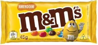 Confeitos De Chocolate M&ms Amendoim 45g