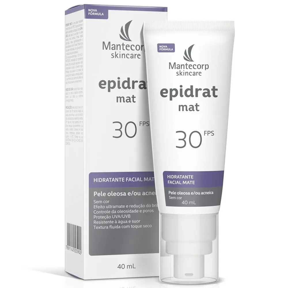 Epidrat Mat Hidratante Facial Mate FPS30 40ml
