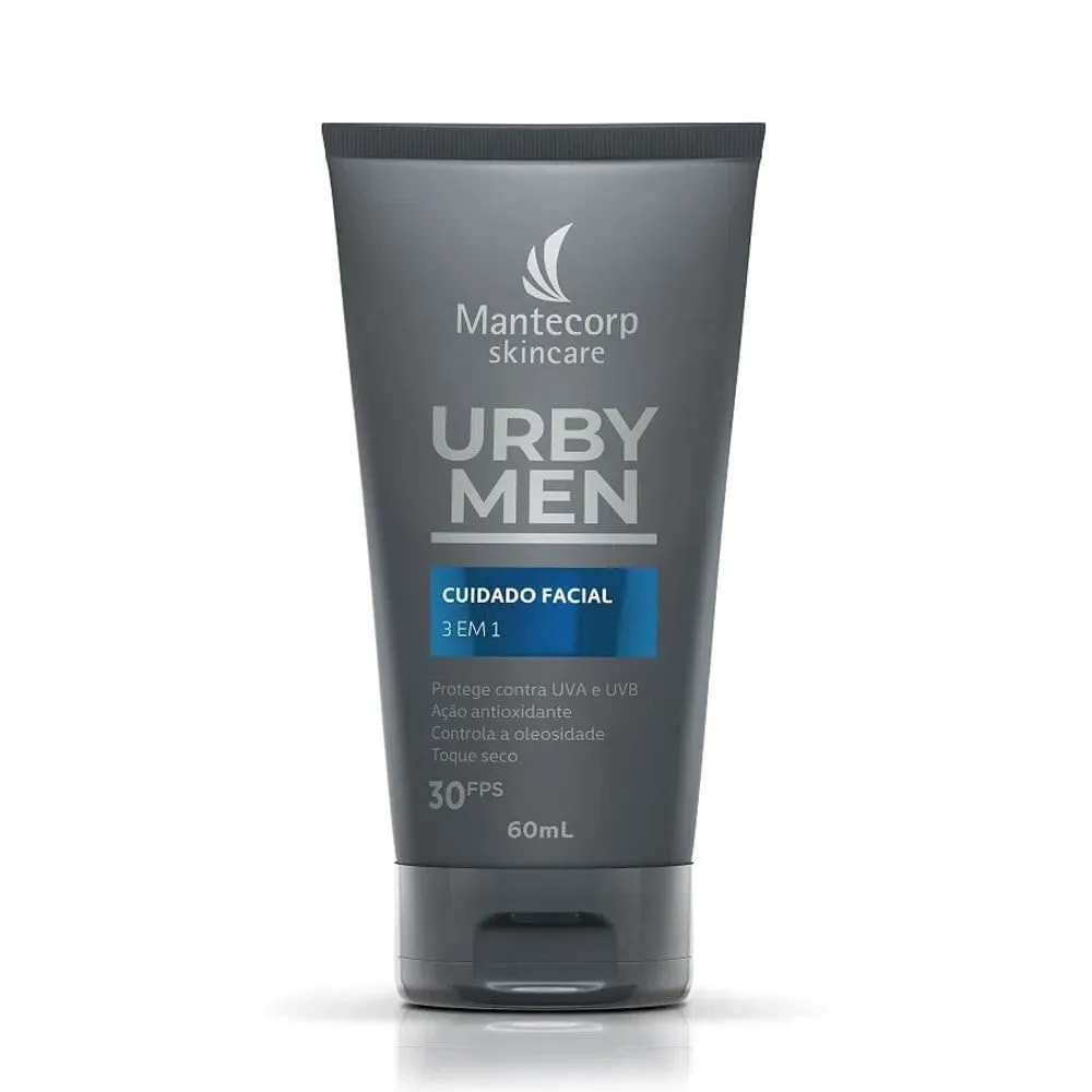 Urby Men Loção Facial 3 em 1 FPS30 60ml