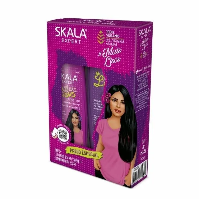 Shampoo + Condicionador Skala Mais Lisos 325ml