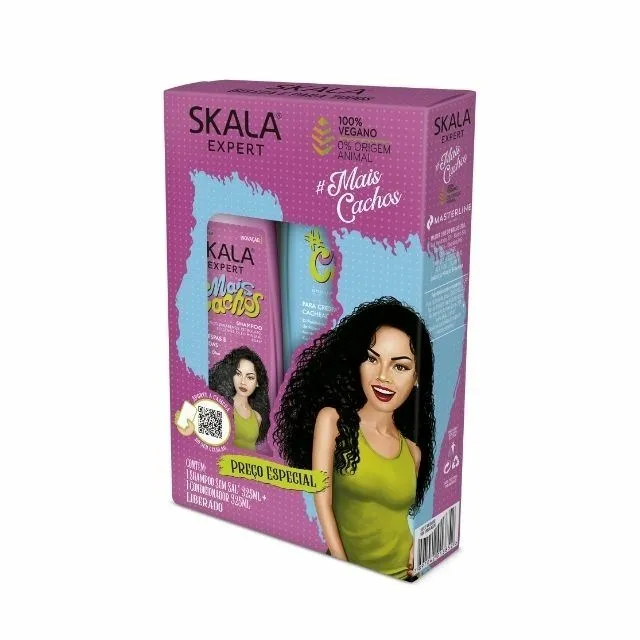 Shampoo + Condicionador Skala 325ml Mais Cachos