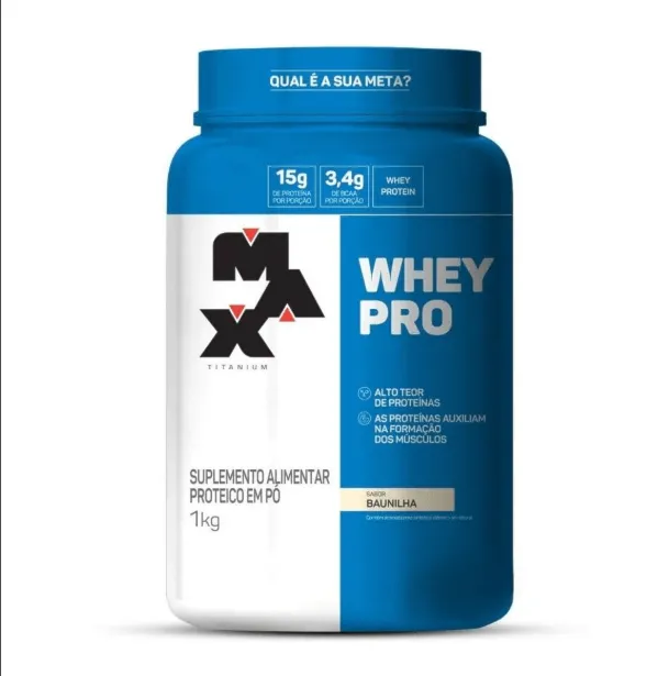Whey Pro Max Titanium Baunilha 1KG