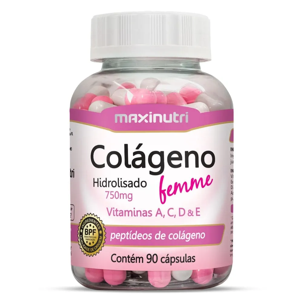Femme Colágeno 750mg 90 Cápsulas