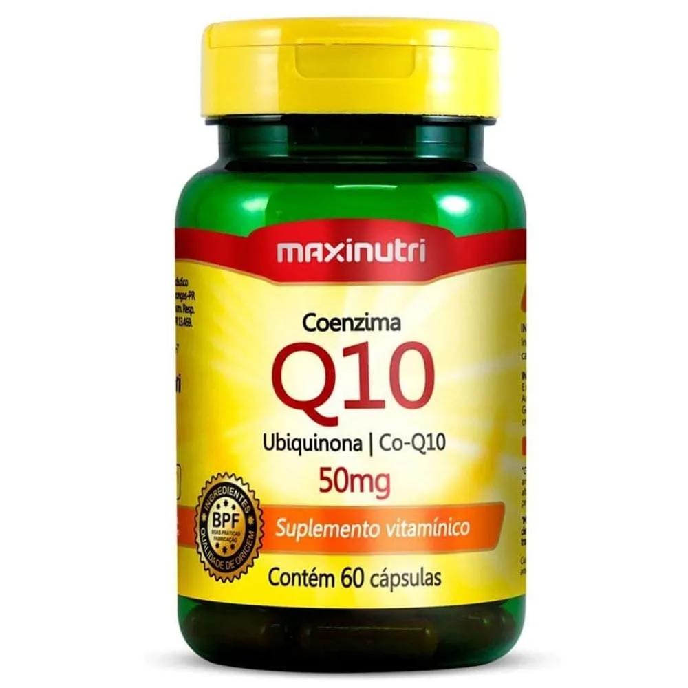 Coenzima CoQ10 Maxinutri 50mg 60 Cápsulas