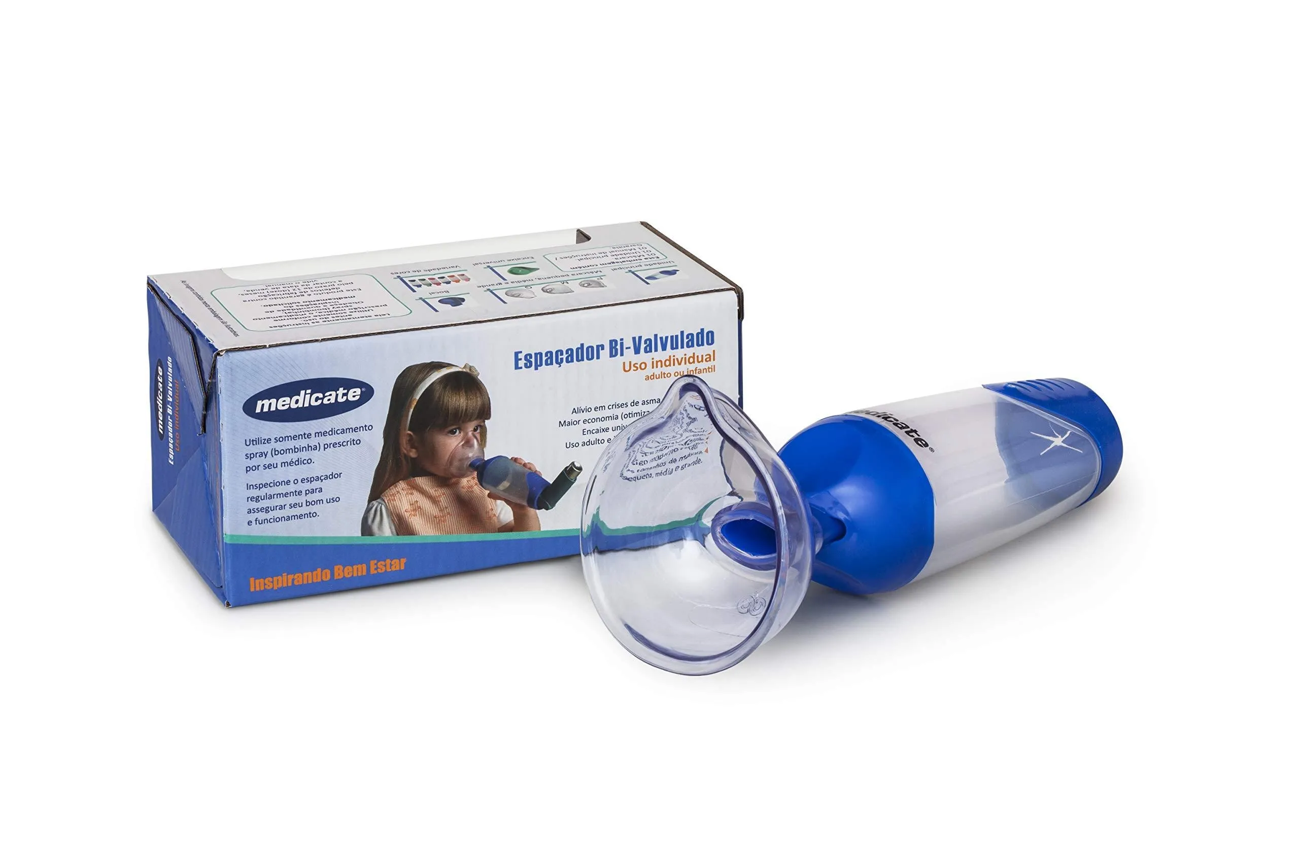Espaçador Máscara Média Azul Ref. 3607Br4 Medicate