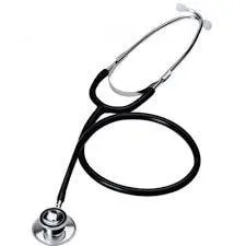 Estetoscópio Duplo Medicate - Adulto - Md-20 - Preto