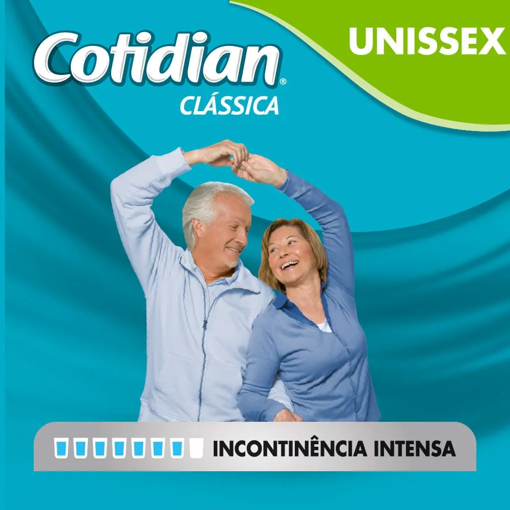 Fralda Geriátrica Cotidian Clássica Adulto XG c/7