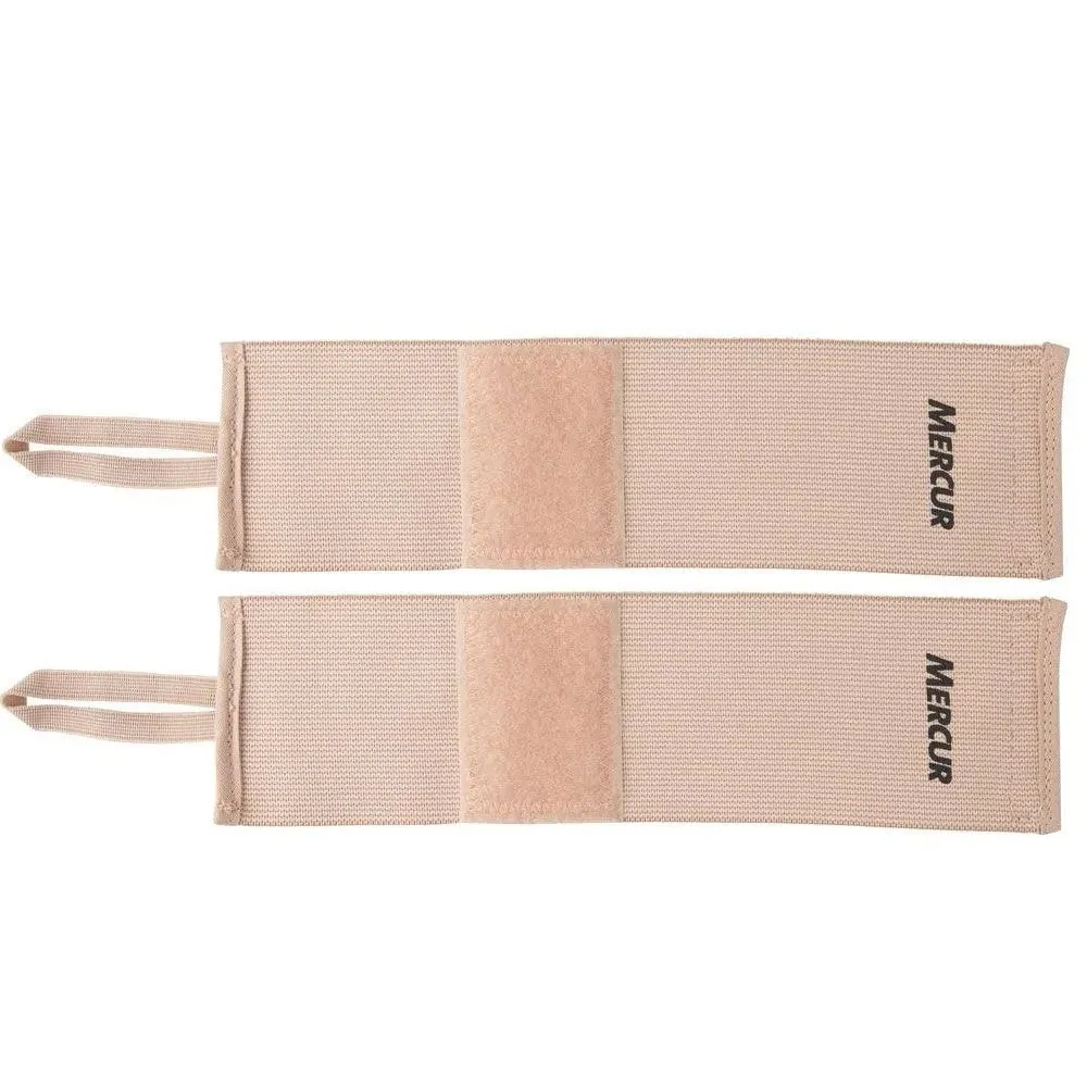 Munhequeira Elástica Ajustável Mercur Tam Único 2 unidades Bege