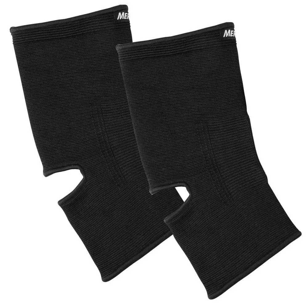 Tornozeleira Elástica Mercur Preta 2 unidades - P