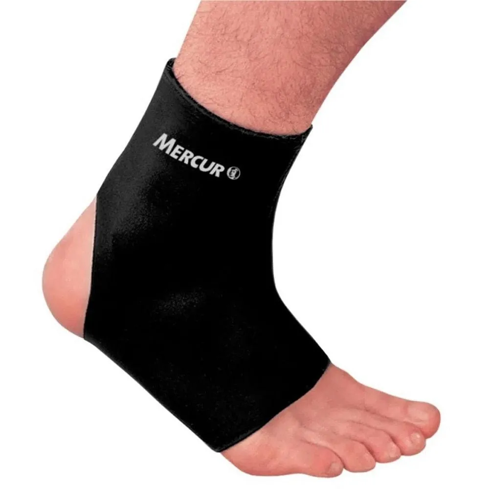 Tornozeleira Esporte Mercur Preta M 1 Unidade