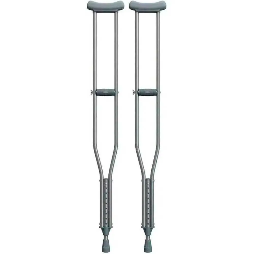 Muleta Axilar de Alumínio Mercur Cinza Tam M - unidade