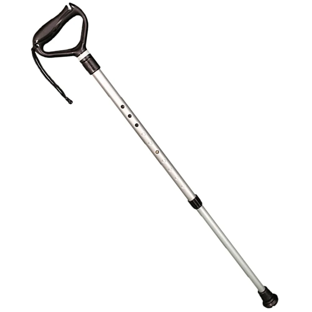 Bengala Fixa em Alumínio com Apoio Mercur - Preta