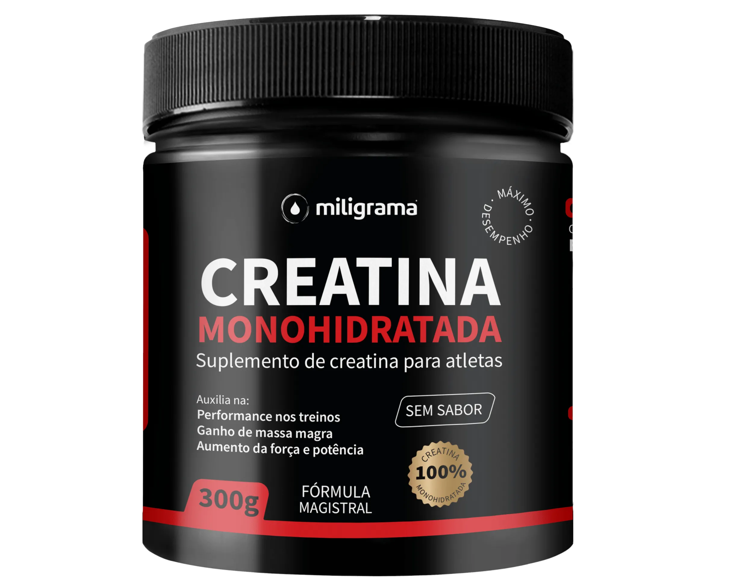 Creatina Monohidratada 100% Pura 300g