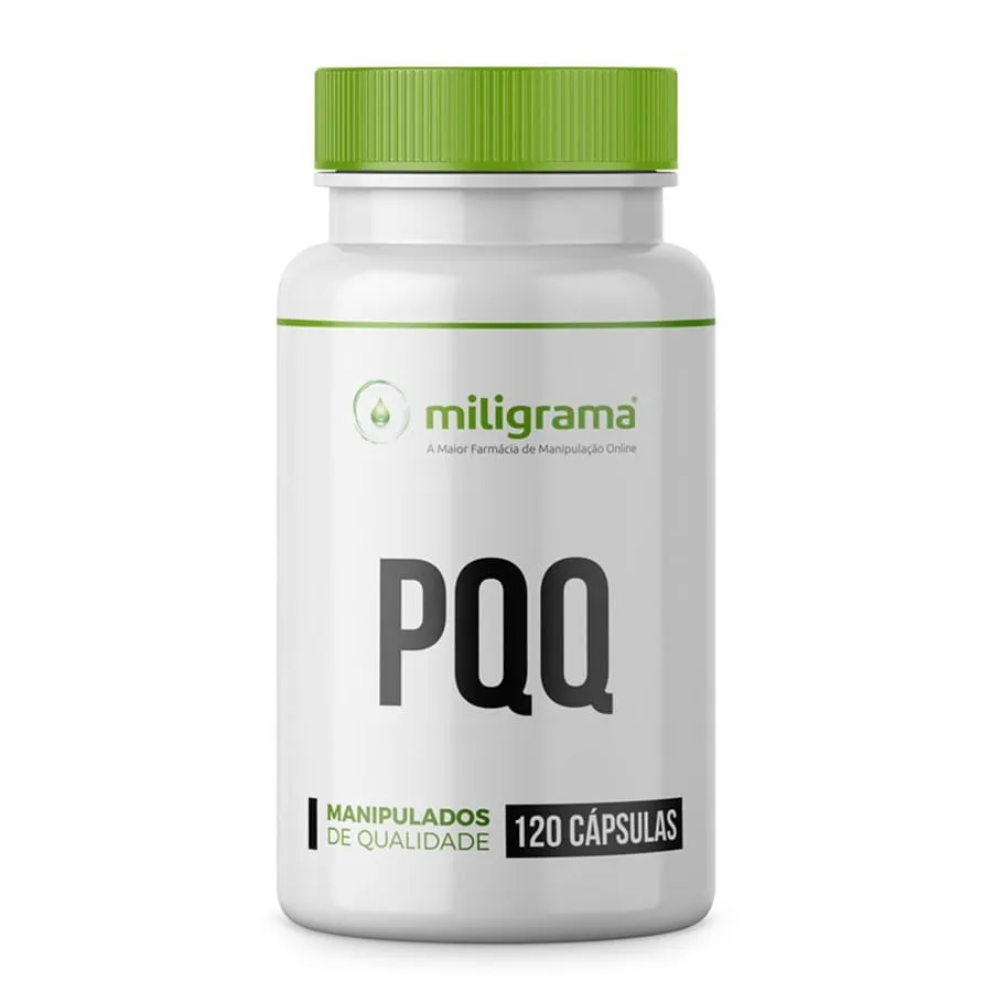 PQQ 10mg Previna-se Contra os Cabelos Brancos 120 Cápsulas