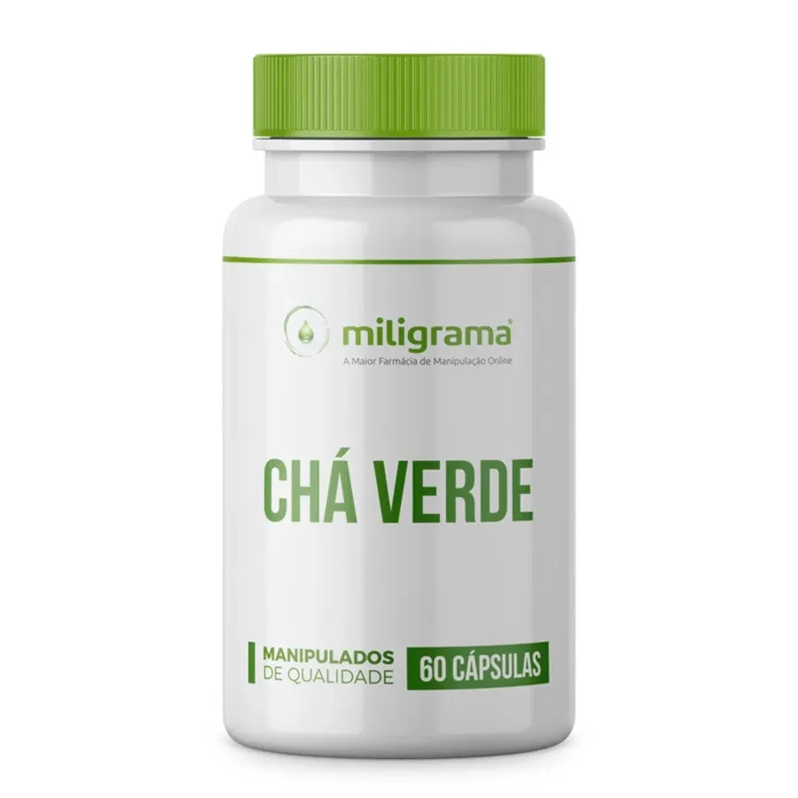 Chá Verde 500mg 60 Cápsulas