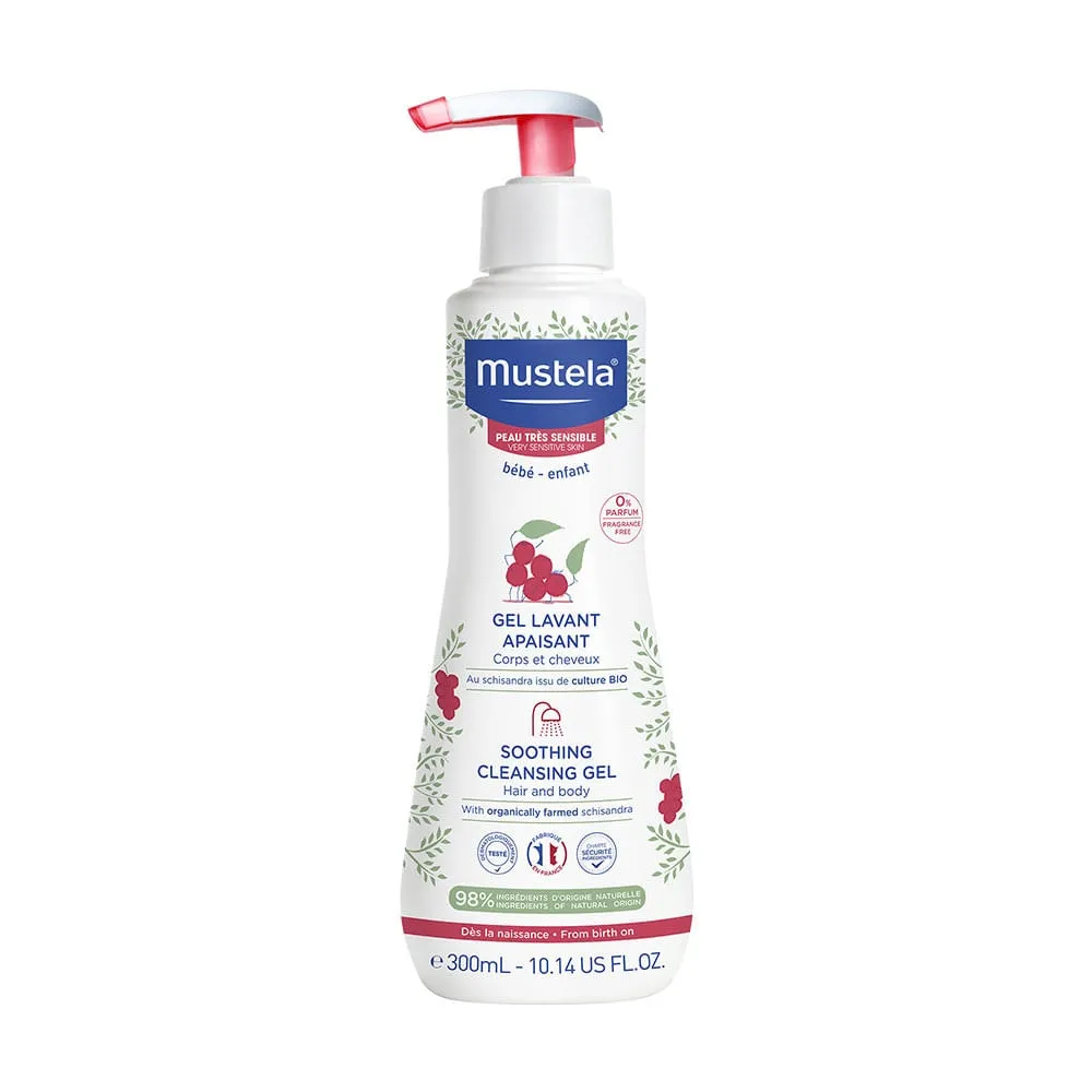 Gel Lavante Calmante Mustela Pele Muito Sensível 300ml