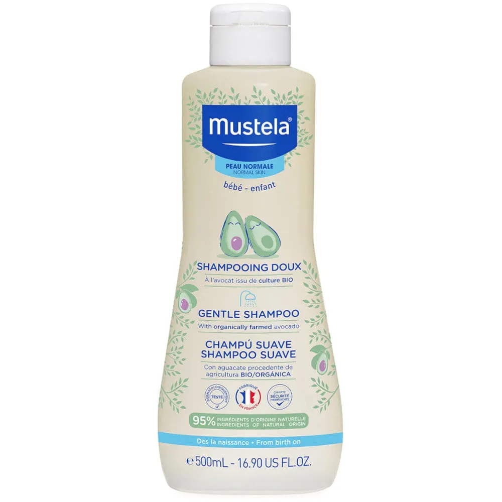 Shampoo Mustela Bebê Gentle Suave 500ml