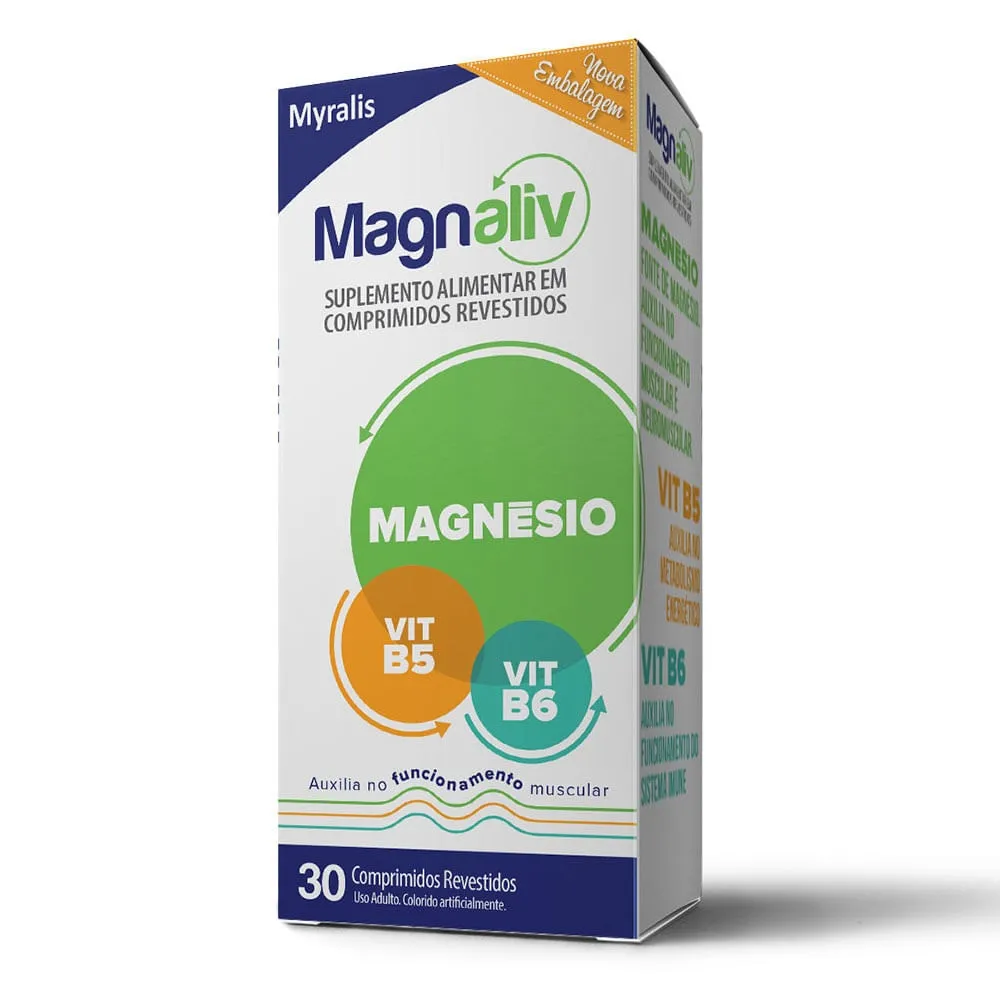 Magnaliv 130mg/2,5mg/1mg 30 Comprimidos