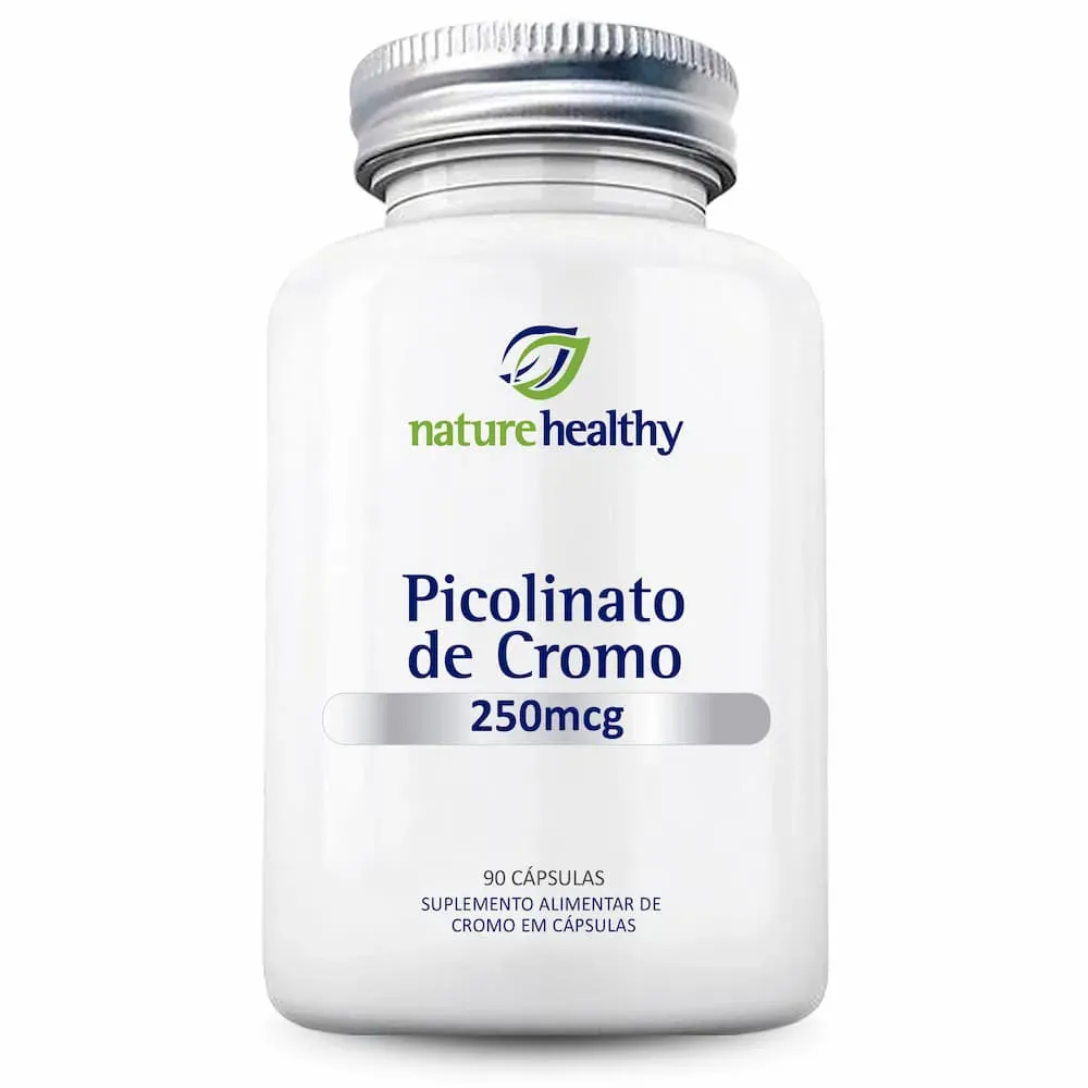 Picolinato de Cromo Nature Healthy 250mcg 90 Cápsulas