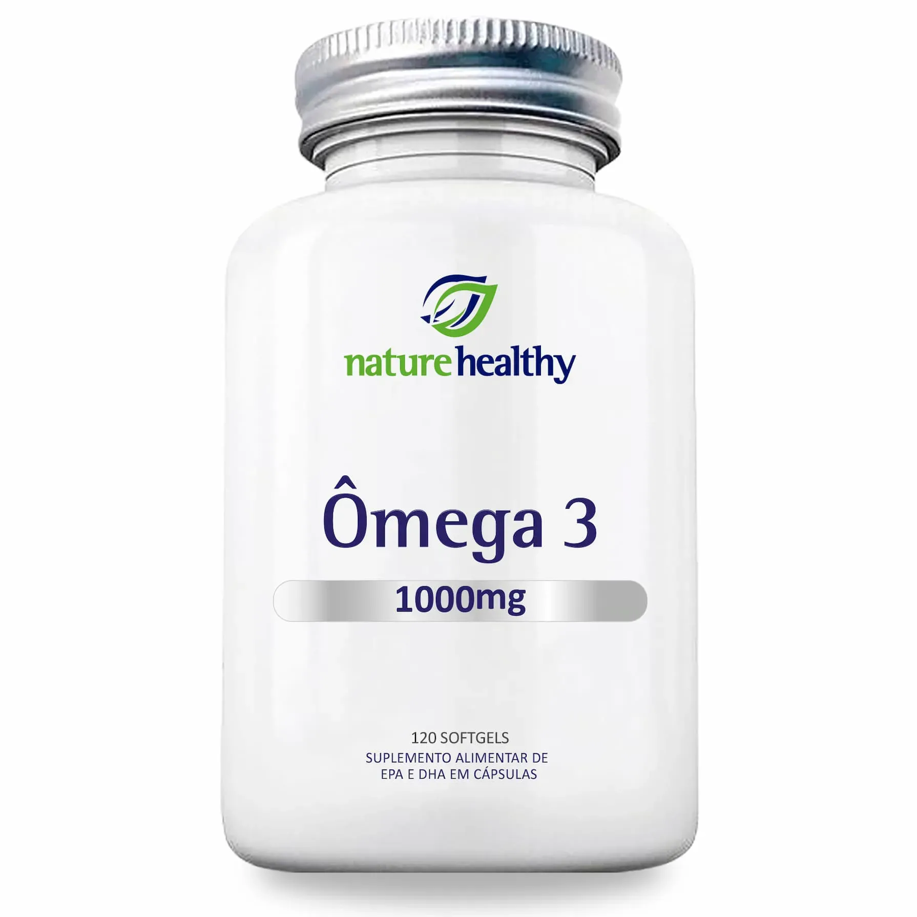 Óleo de Peixe Ômega 3 Nature Healthy 1000mg 120 Cápsulas