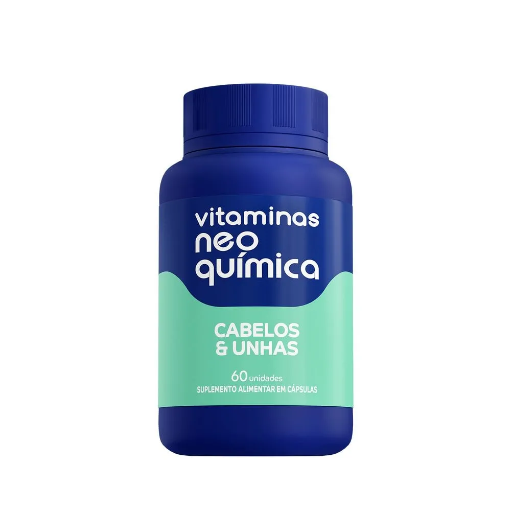 Vitamina Cabelos e Unhas Neo Química 60 Cápsulas