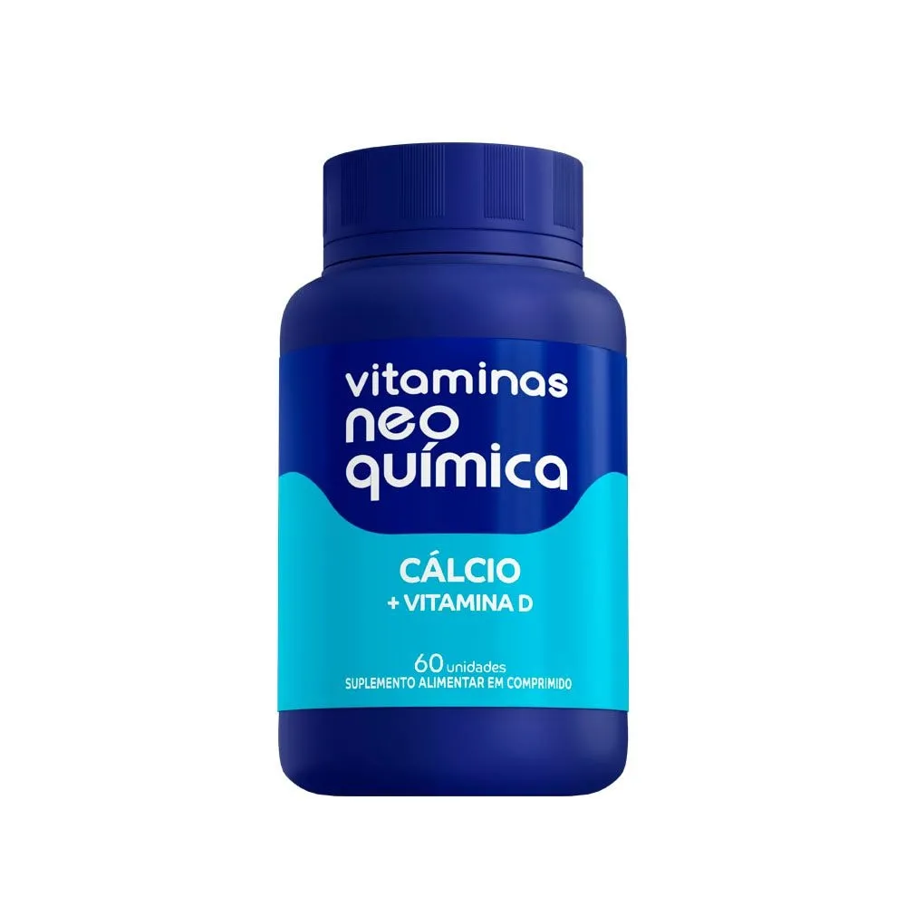 Cálcio Vitaminas Neo Química 60 Comprimidos