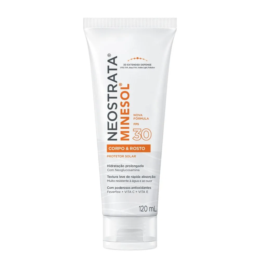 Protetor Solar NeoStrata Minesol Fluído Hidrat FPS30 120ml