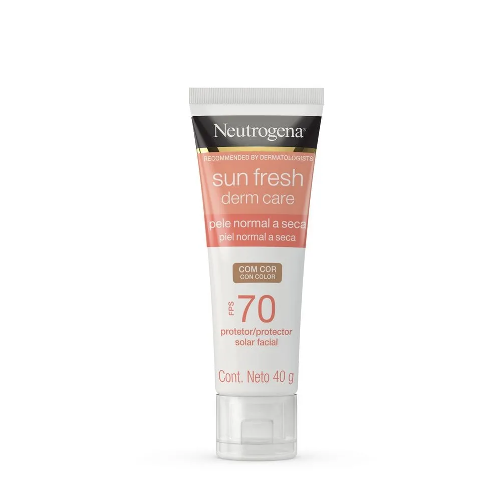 Protetor Solar Neutrogena Sun Fresh Dry Skin Cor FPS70 40g