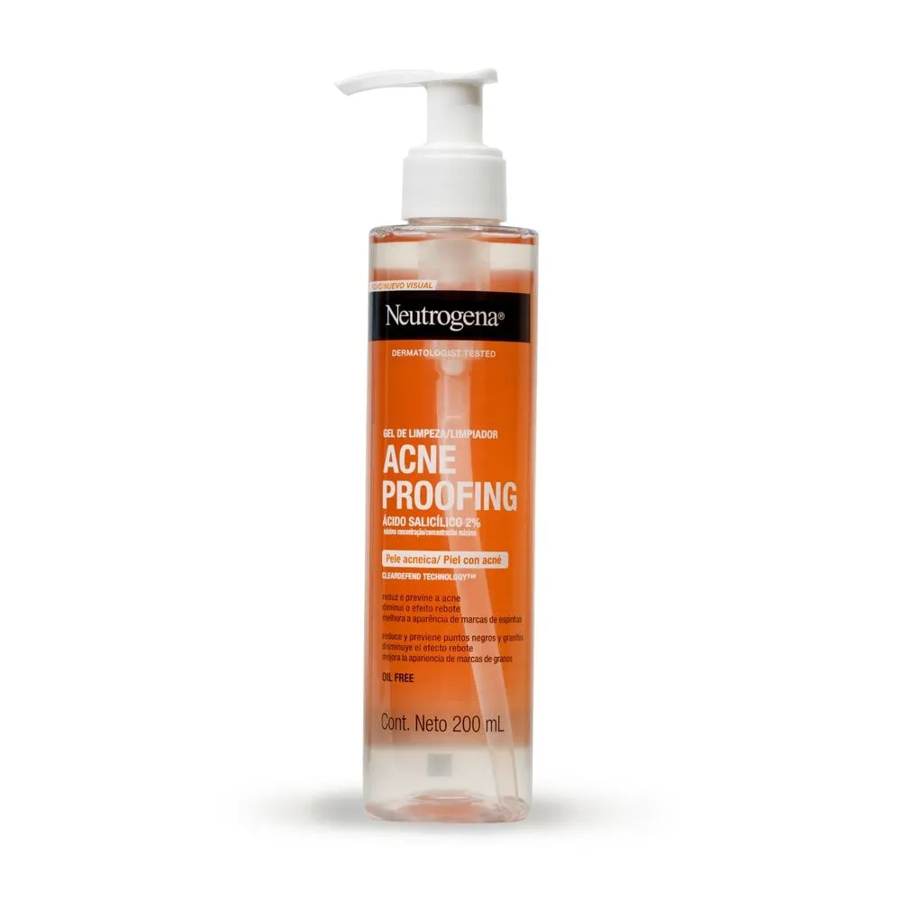 Gel de Limpeza Facial Neutrogena Acne Proofing 200ml