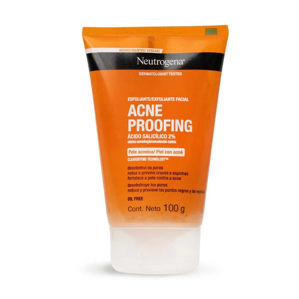 Neutrogena Acne Proofing Esfoliante Facial Oil-Free 100g