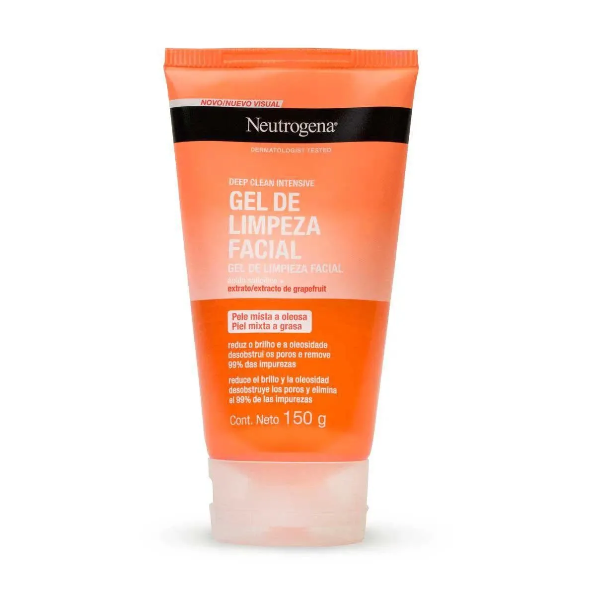 Neutrogena Deep Clean Grapefruit Gel de Limpeza Facial 150g