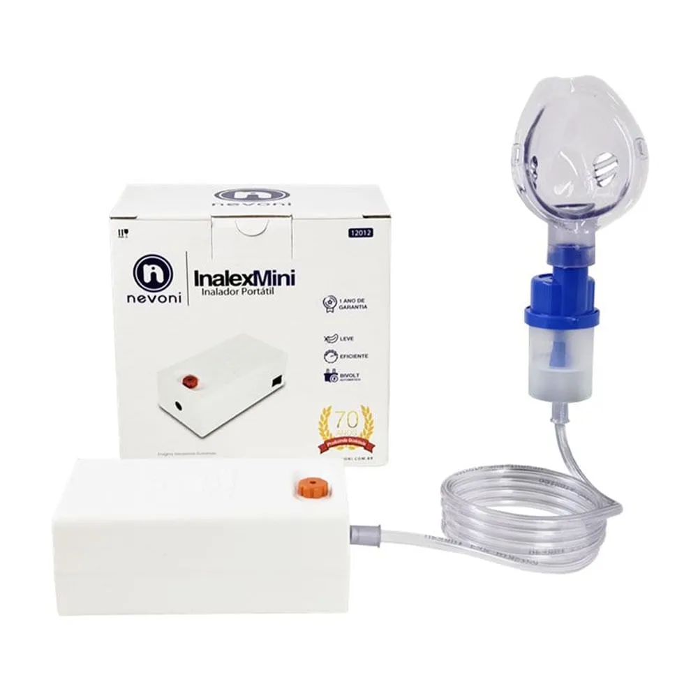 Inalador Nebulizador Portátil Nevoni InalexMini Bivolt 1 Unidade