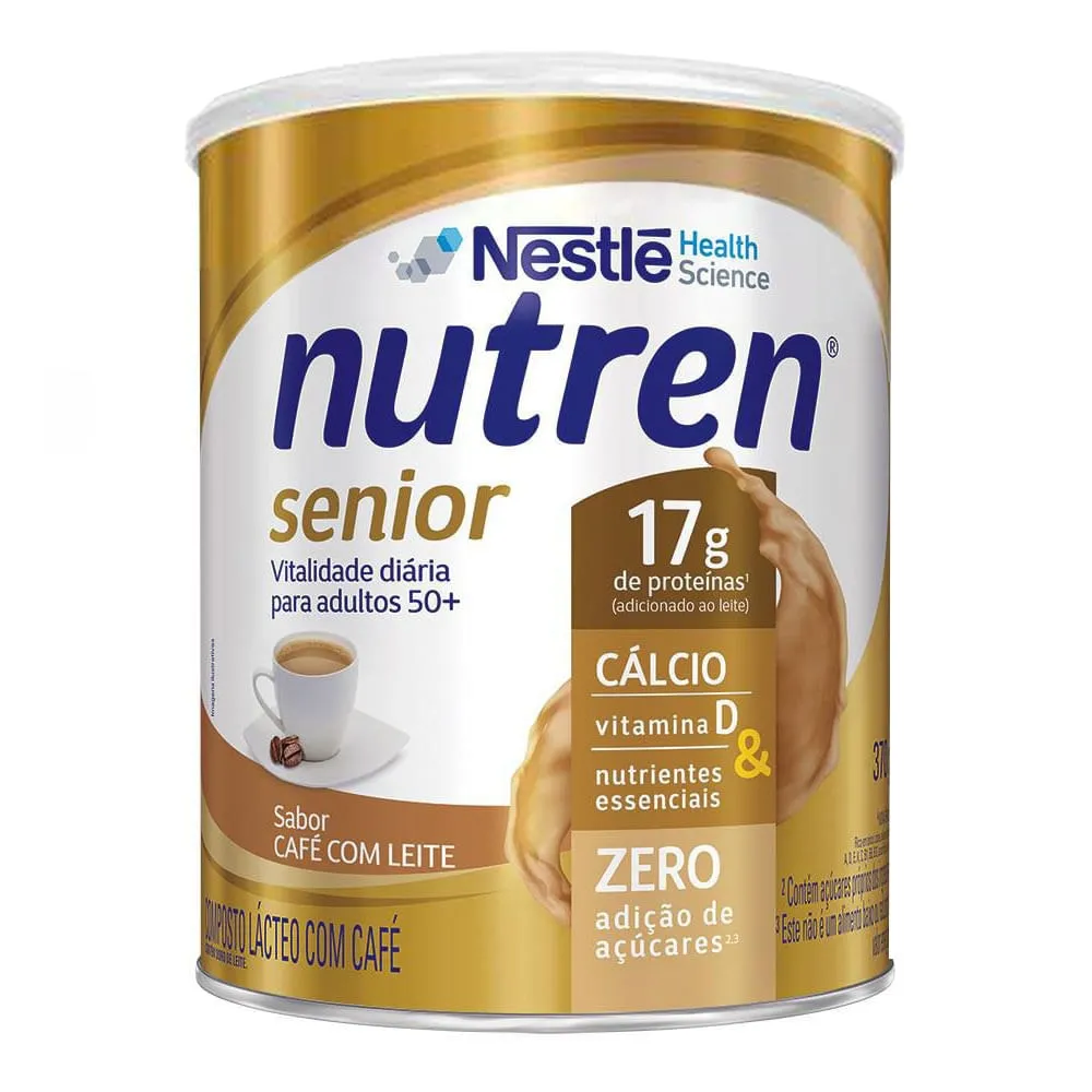 Nutren Senior Suplemento Alimentar Adulto Café Leite 370g
