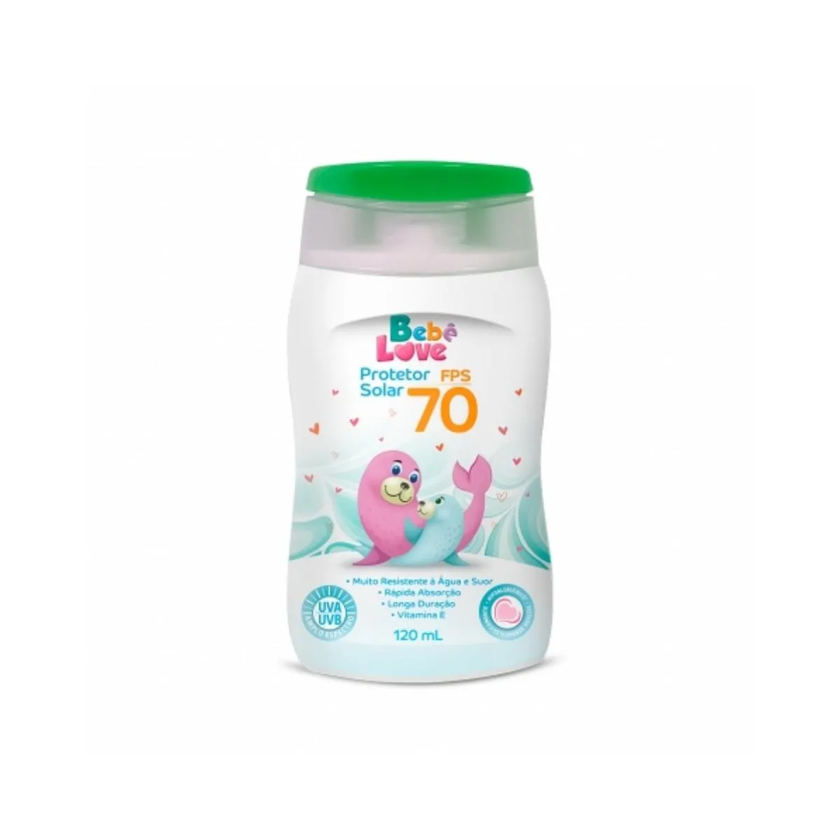 Protetor Solar Bebê Love FPS70 120ml