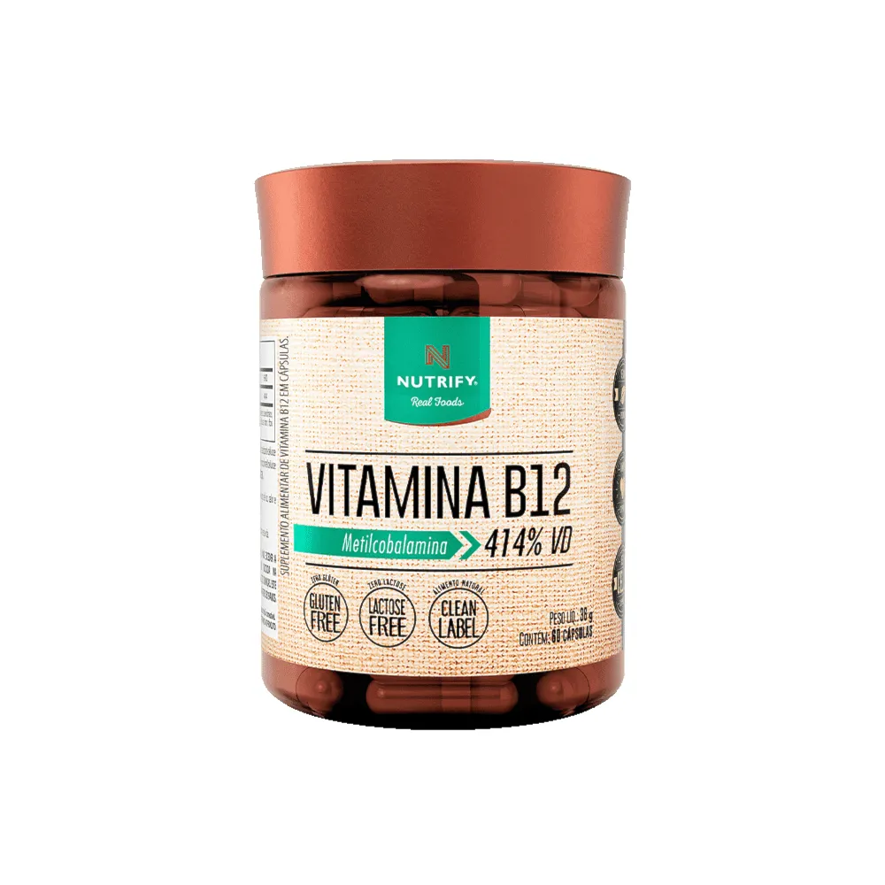 Vitamina B12 Nutrify 60 Cápsulas